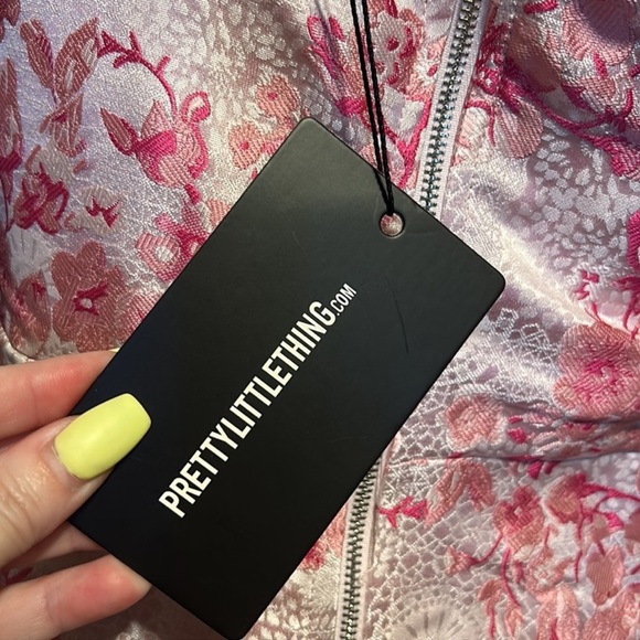 PLT pink jacquard dress - Picture 3 of 3